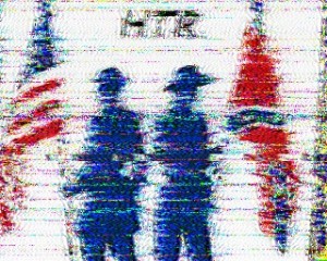 This Hard Tack Radio SSTV image can be decoded at the end of the broadcast.