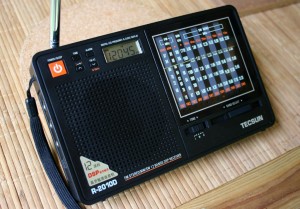 The Tecsun R-2010D portable shortwave radio. 
