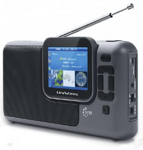 The Di-Wave is the first portable DRM radio marketed in North America.