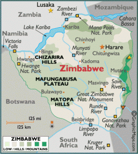 Zimbabwe-Map