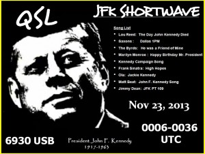 JFK Shortwave QSL-