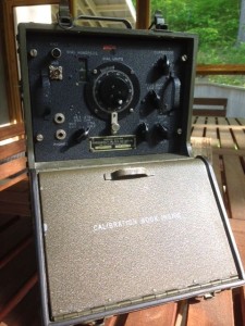 It have a hard time passing up old military gear, like this Signal Corps BC-221-AL signal generator.