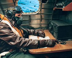 The B-17 radio operator's position (Source: AZ Commemorative Air Force)