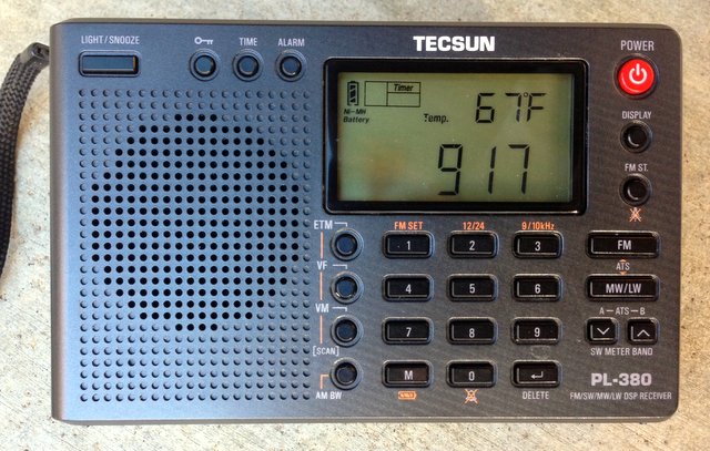 Tecsun PL-380: Displaying temperature in Fahrenheit | The SWLing Post