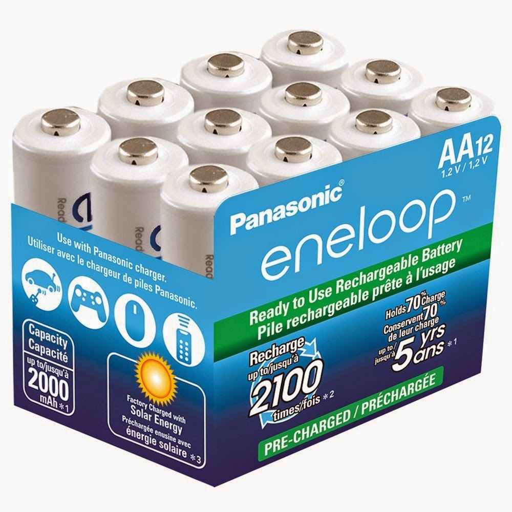AA NiMH Panasonic Eneloop Pro Rechargeable Battery (2500 mAh) - Low  Discharge