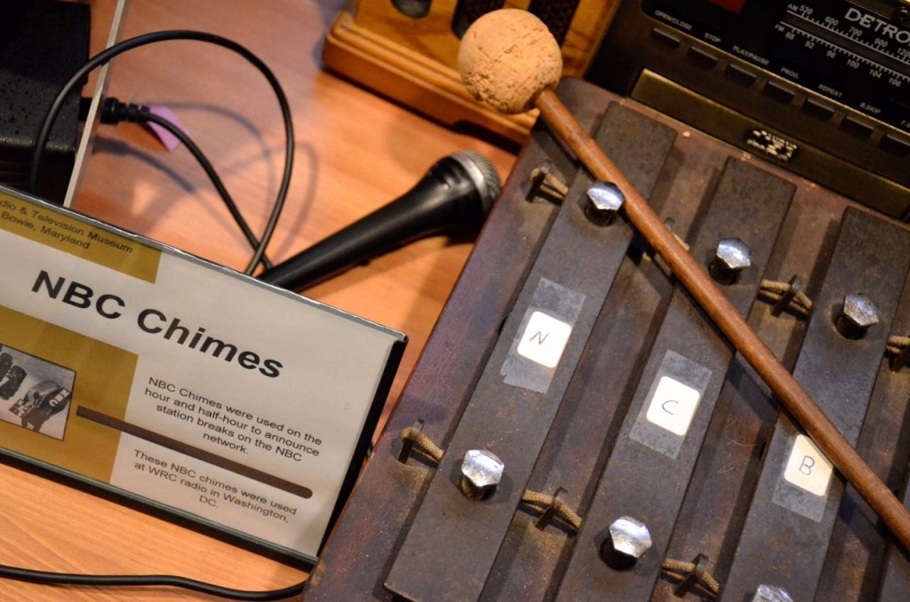 Original NBC Chimes. Photo taken at the NCRTV museum