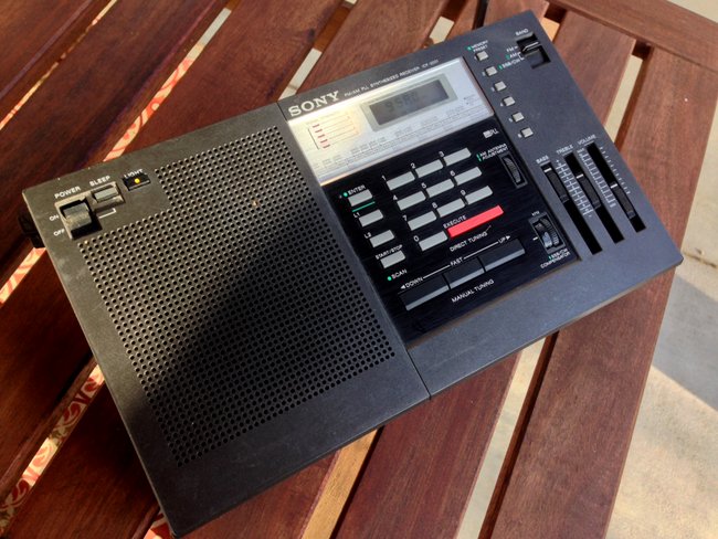 My new (to me) Sony ICF-2001 shortwave radio | The SWLing Post