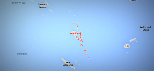 Vanuatu-Map