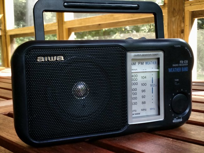 The Aiwa FR-C33 AM\FM\WX portable radio | The SWLing Post