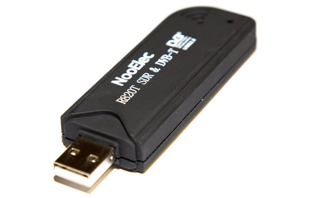 RTL-SDR dongle synoptic diagram explaining the operations done through