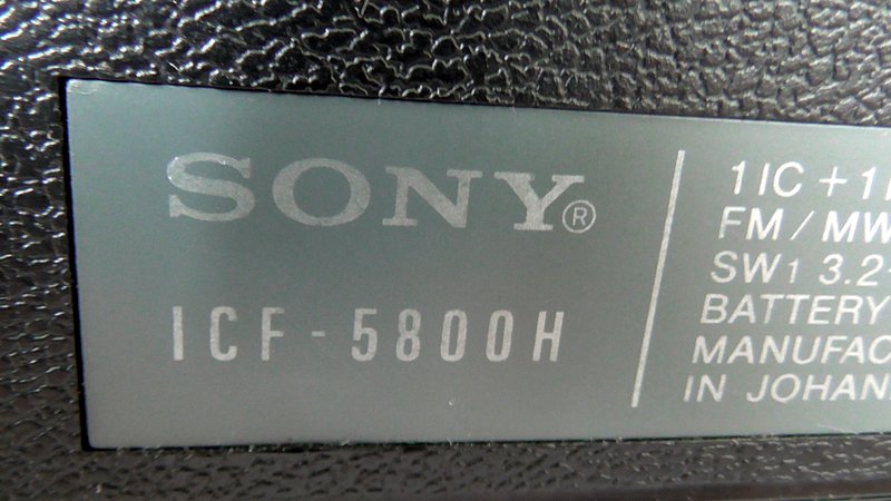 Sony ICF-5500W  The SWLing Post