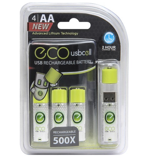 The Eco USBcell: a LiPo AA USB rechargeable cell The 