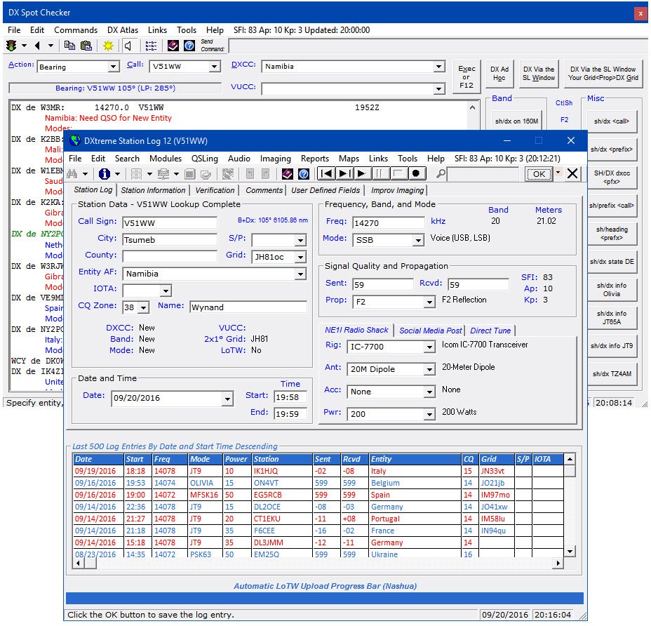 open source ham radio logging software