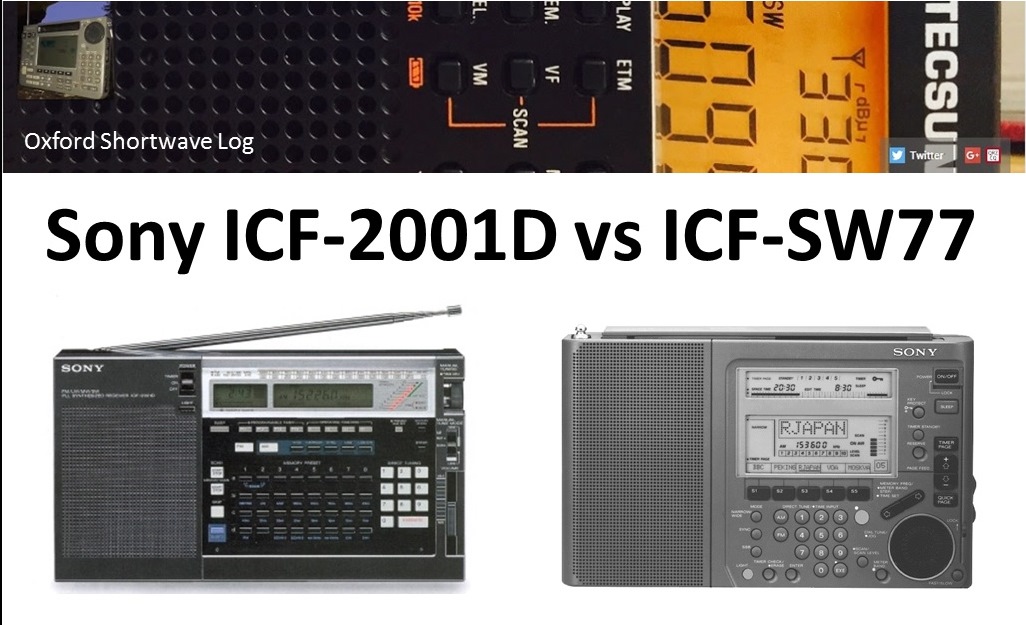 Which is the best? Sony ICF-2001D/2010 or ICF-SW77? Part two | The