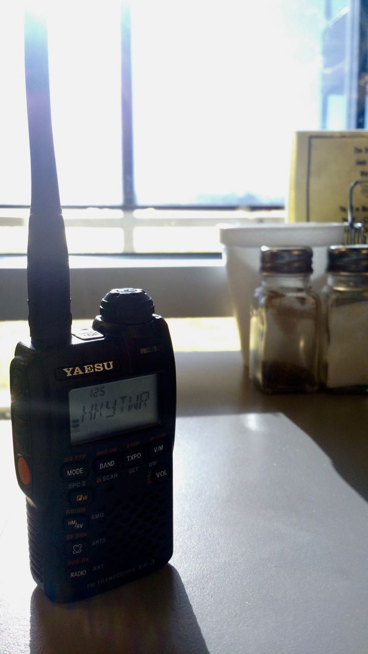 Yaesu VX-3R: Monitoring ATC over a cup of coffee | The SWLing Post