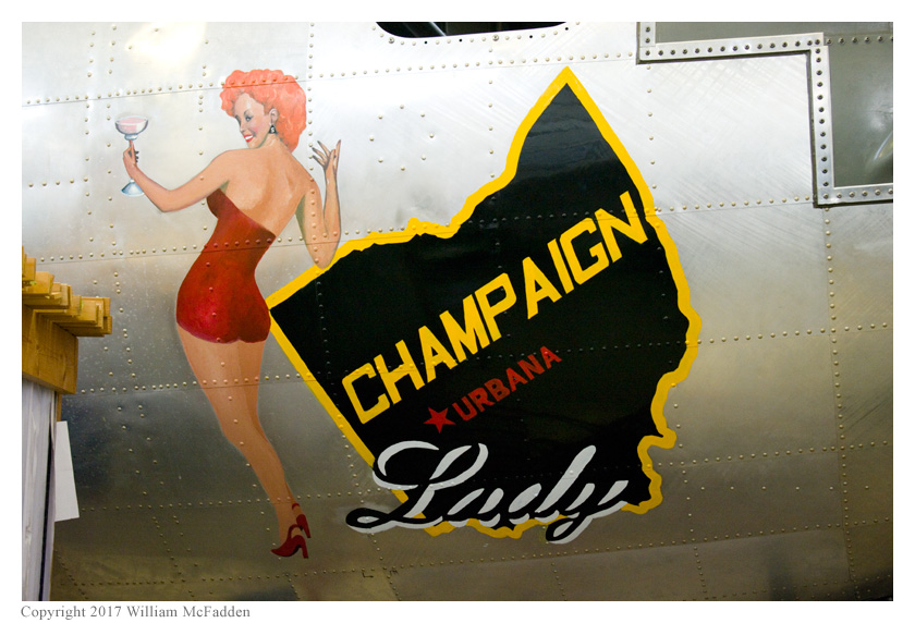B-17G "Champaign Lady" nose-art