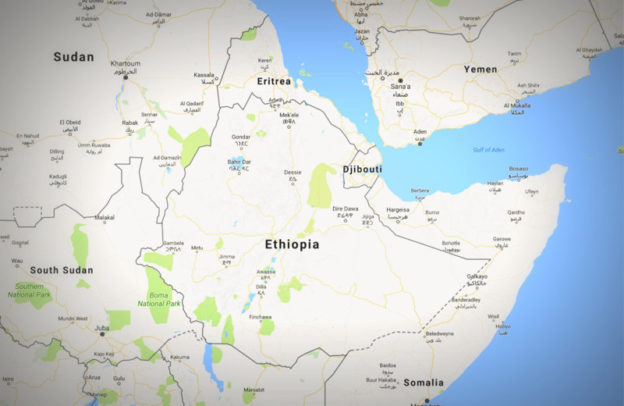 Ethiopia Eritrea Map 624x406 