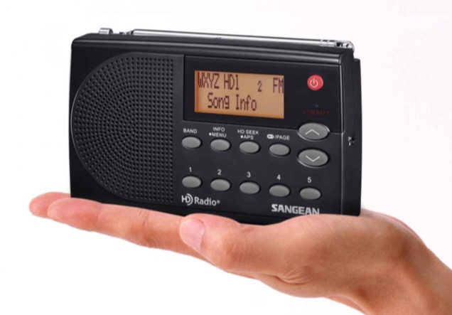 Sangean PR-D15 FM-Stereo/AM Rechargeable Portable Radio with