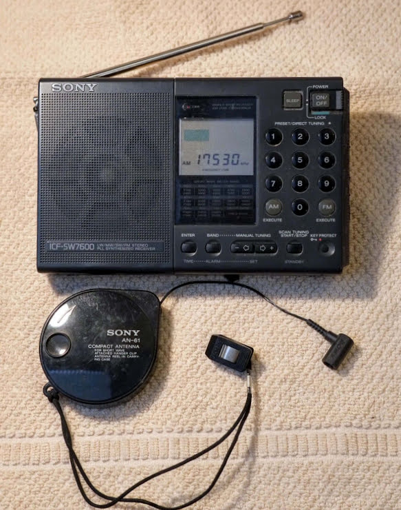 Purchase an original Sony ICF-SW7600 that traveled with a VOA