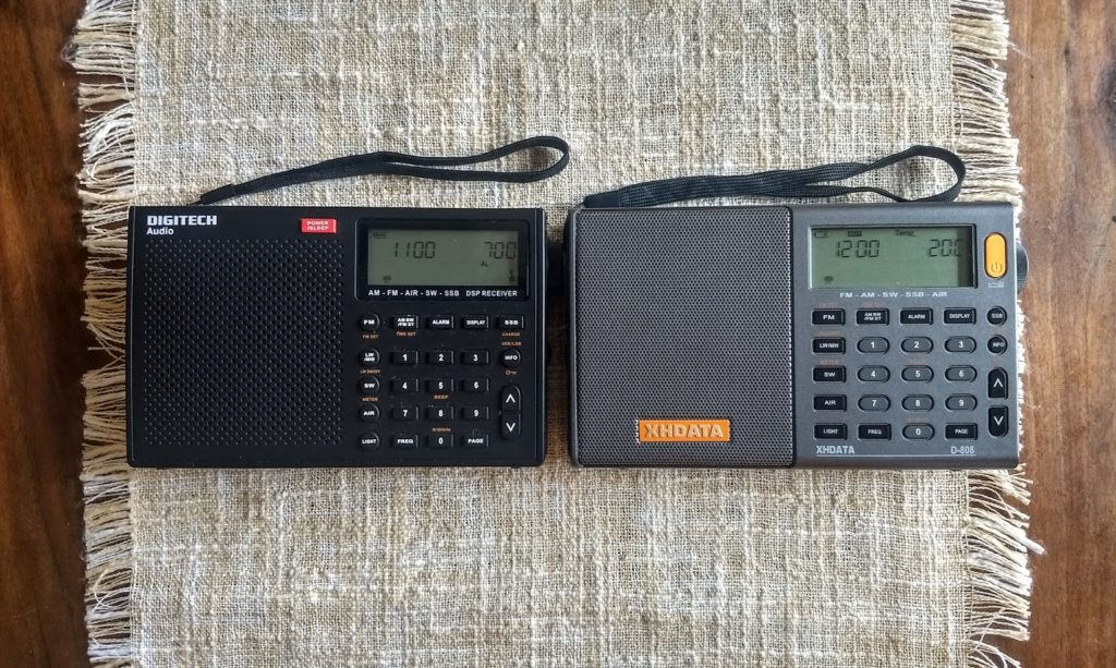 Comparing the XHDATA D-808, Digitech AR-1780 and Tecun PL-660 on shortwave
