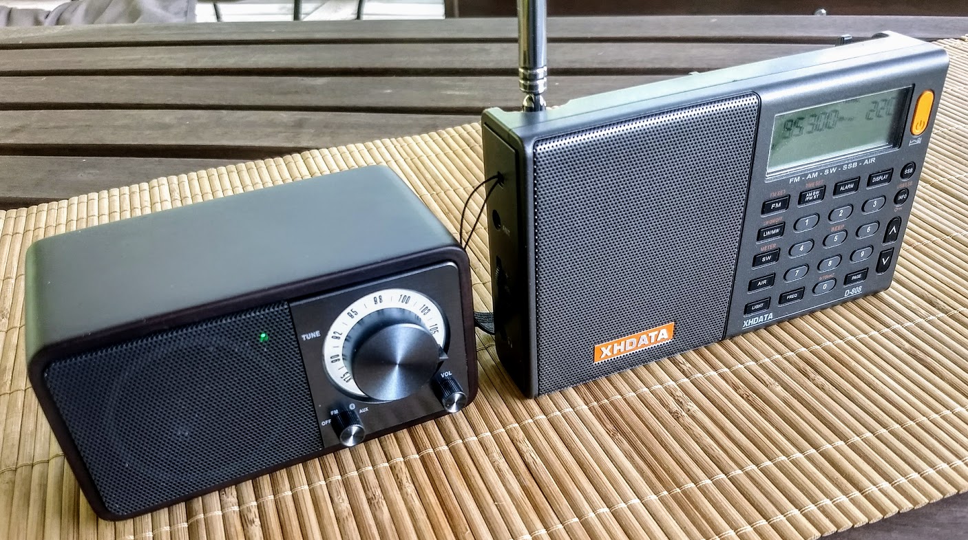 Sangean WR-22 Digital AM/FM Radio with Bluetooth (Walnut)
