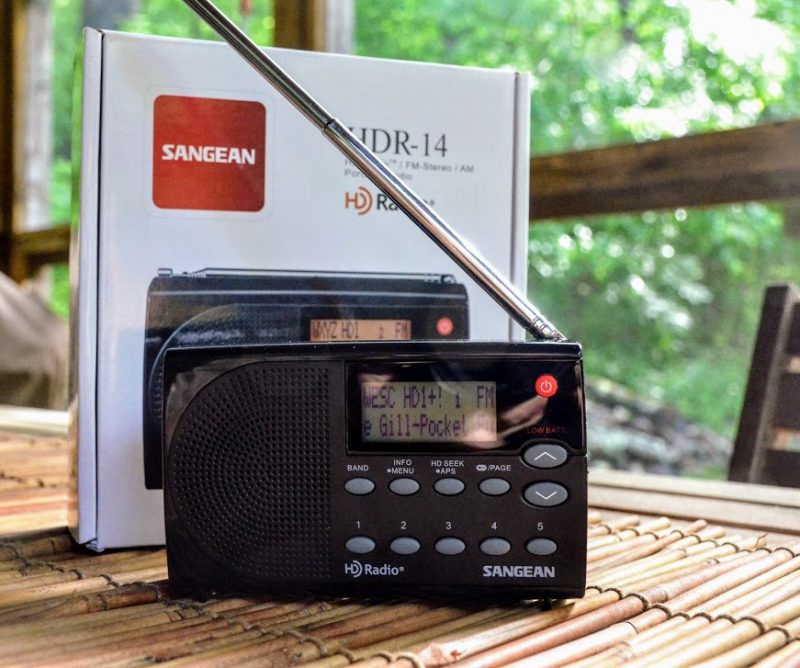 Honorable mention AM FM HD Radio Sangean HDR-14 portable receiver 