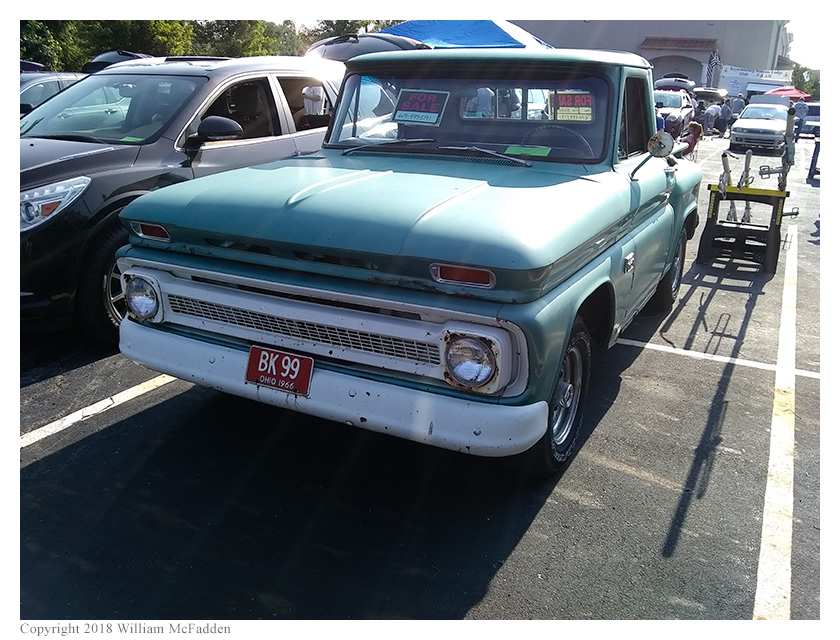 1966 Chevrolet pickup-truck (it was for sale)