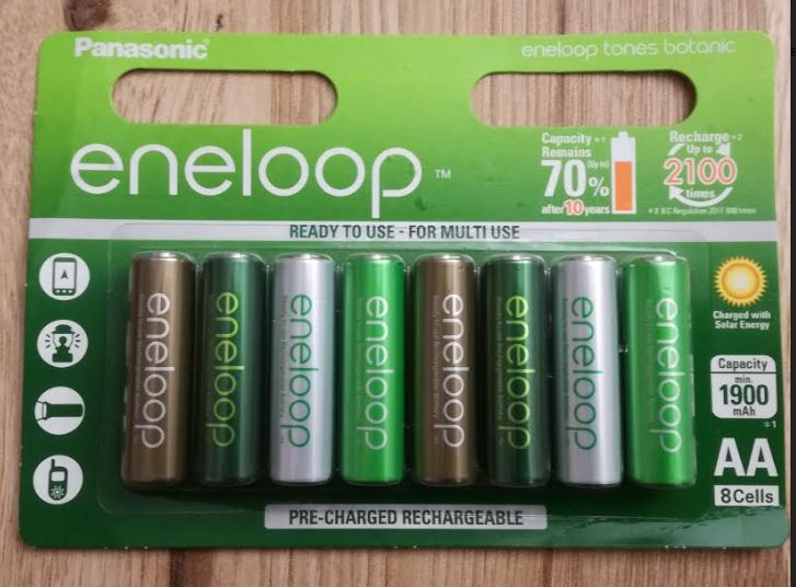 Panasonic Eneloop rechargeable batteries