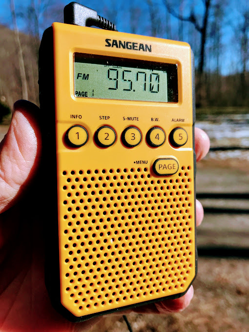 Sangean AM/FM/NOAA Weather Alert Rechargeable Radio - Handheld