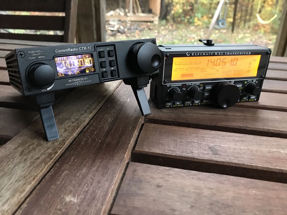 A Tale of Two Radios: CommRadio CTX-10 vs. Elecraft KX2