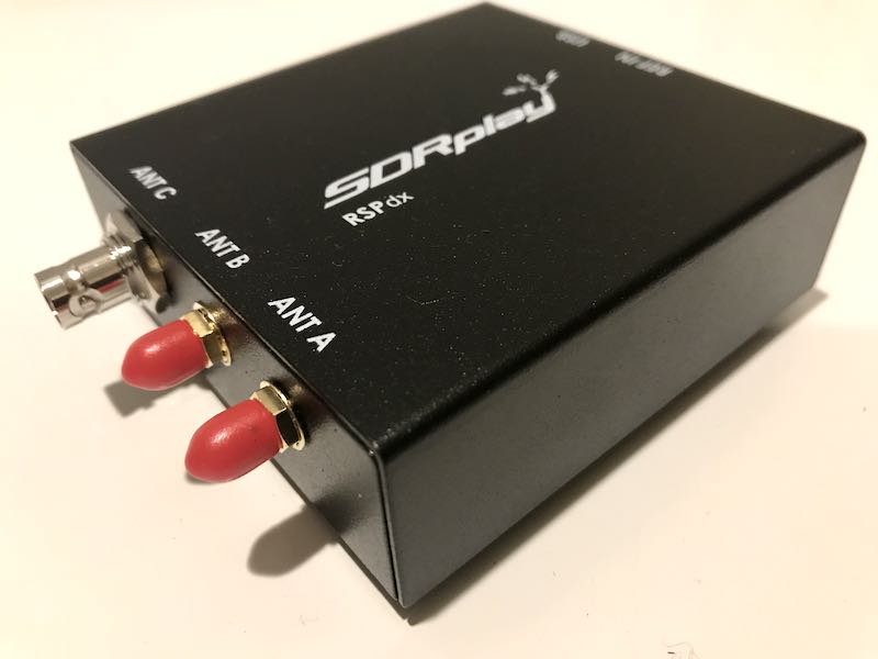 RTL-SDR dongle prototype with the relevant integrated components