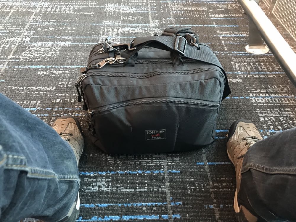 My REI return score, my first travel bag! Return slip said their laptop  didn't fit. Went in ready to pay full price, walked out paying 90 :) :  r/onebag