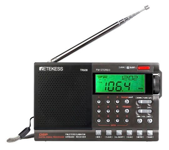 Retekess V115 Radio FM Portatile,Radio Vintage AM SW,Buona