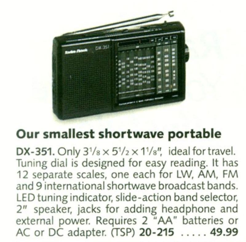 Radio FM/LW. A picture taken in the 1950s- 1960s of a portable transistor  radio. On the front of it a scale with knobs to turn to listen to radio  stations transmitting on