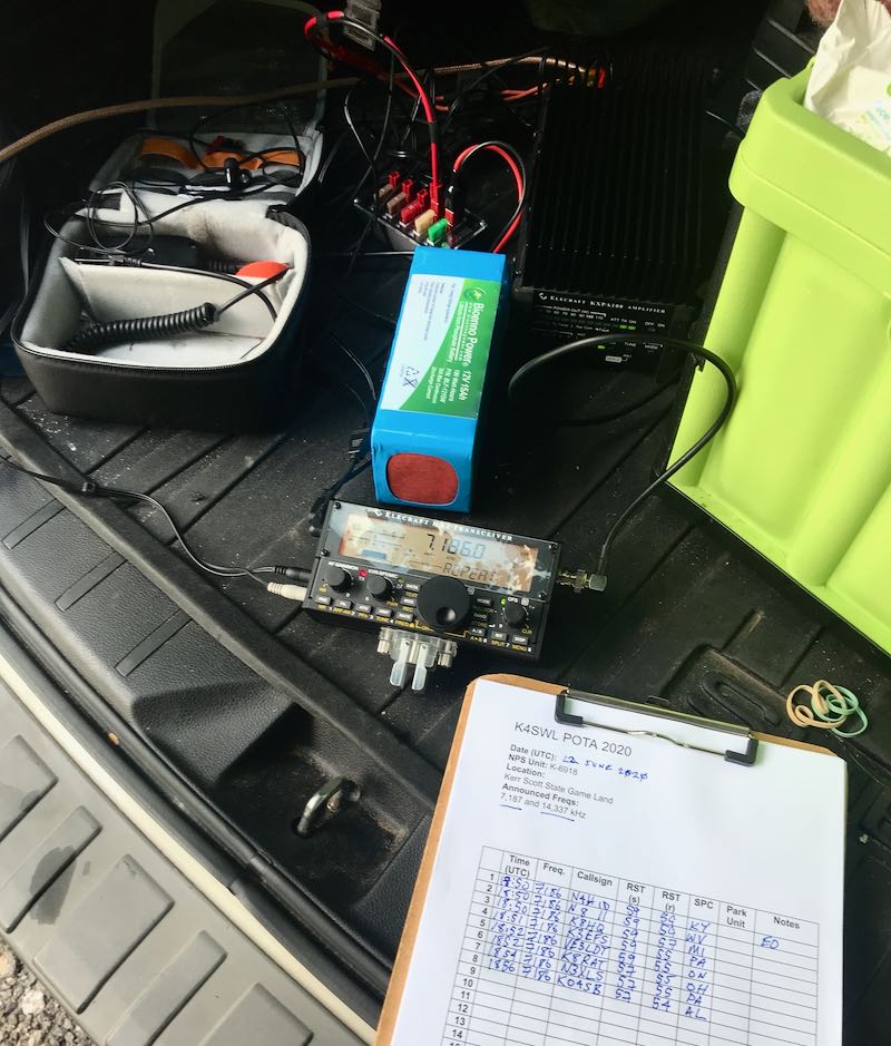 Radio in the field: Two new POTA activations this weekend!