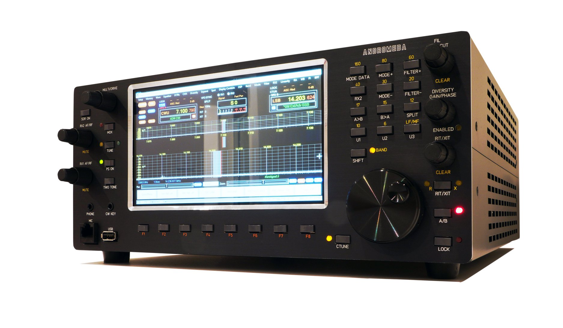 Sneak peek of the Apache Labs Andromeda 100 watt SDR transceiver The