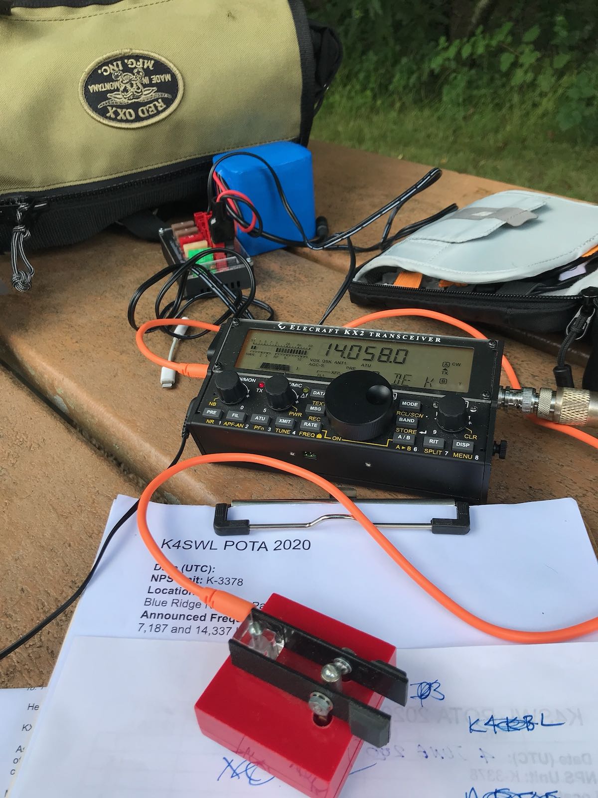 Elecraft KX2 first sighting!