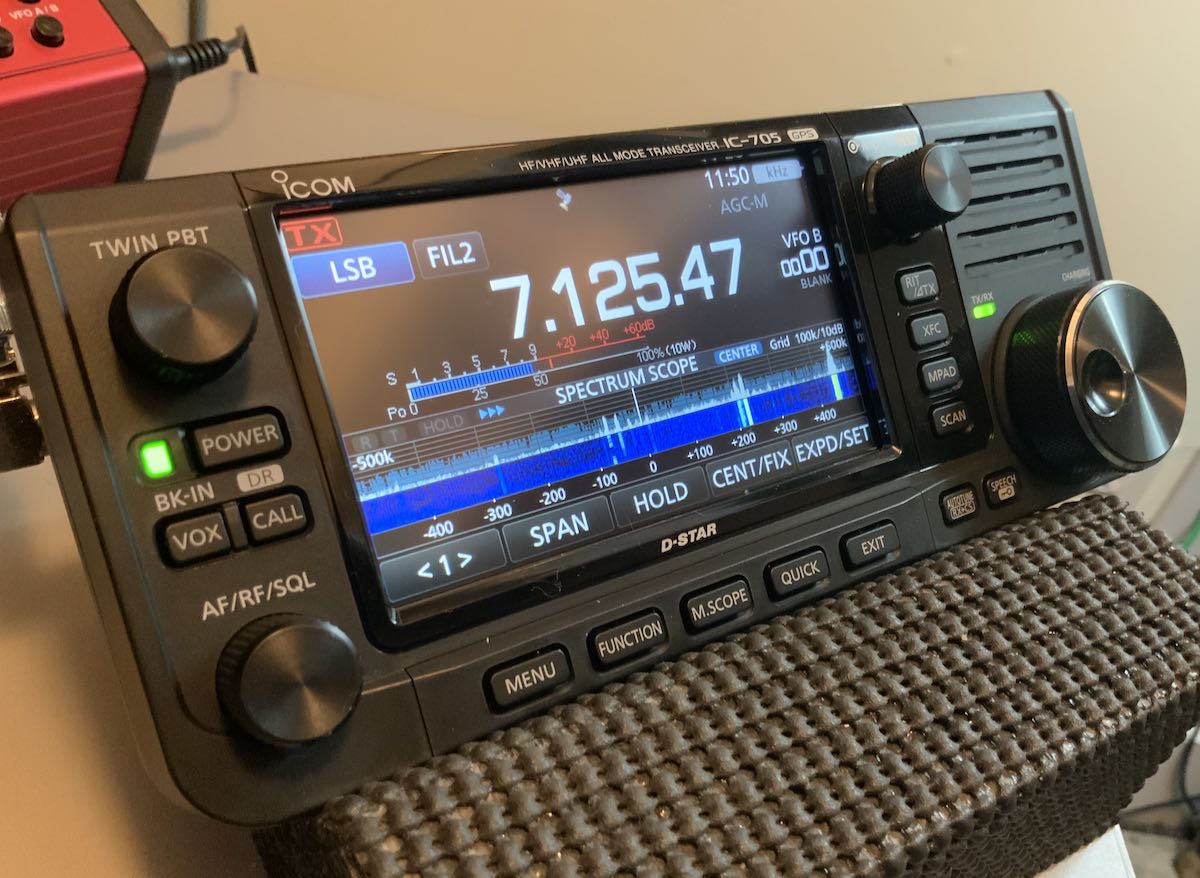 Icom IC-705 HF/VHF/UHF Portable SDR Transceiver – Full