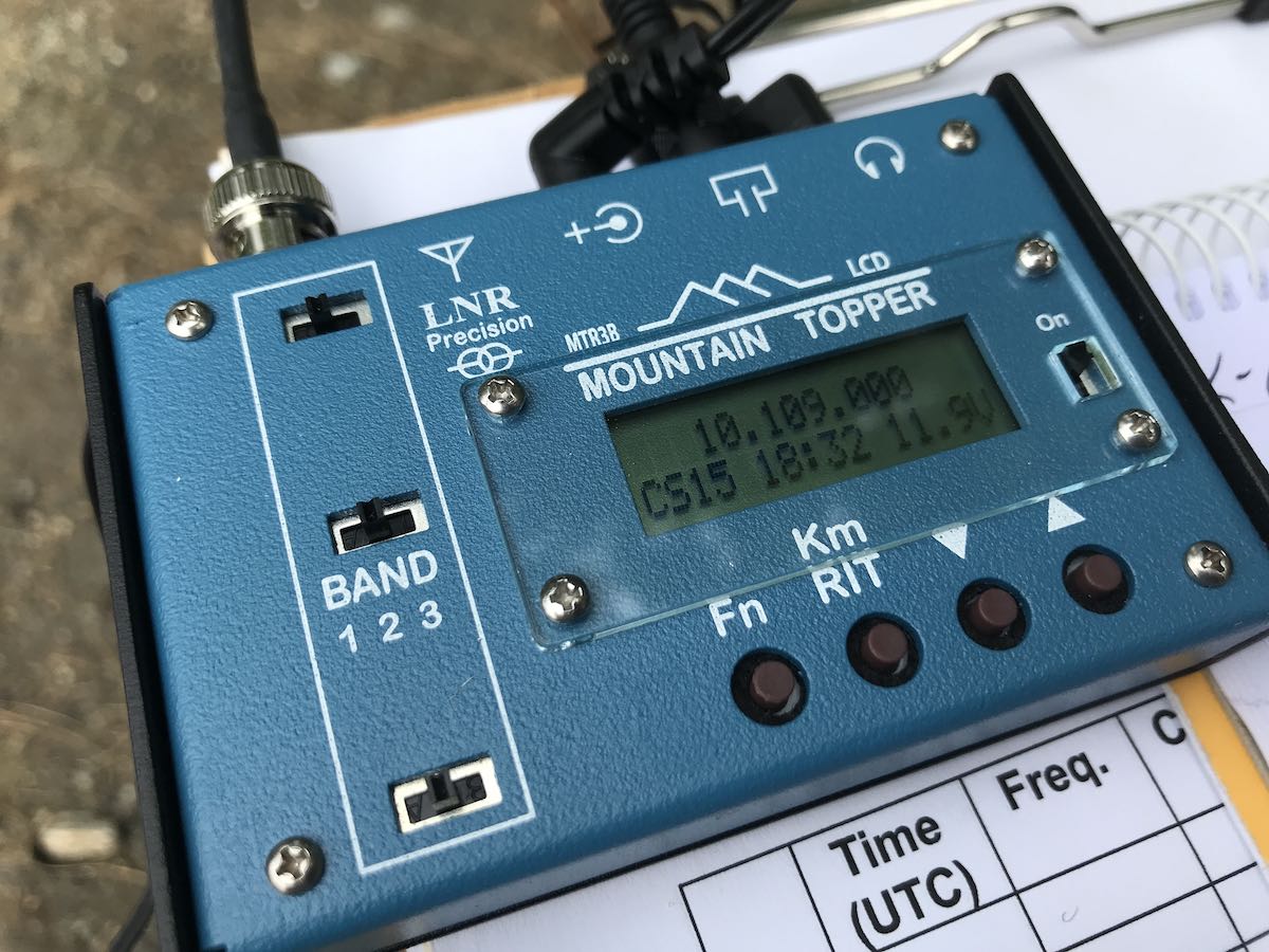 Photos: Comparing sizes of the Mountain Topper MTR-4B, MTR-3B, and Elecraft  KX1