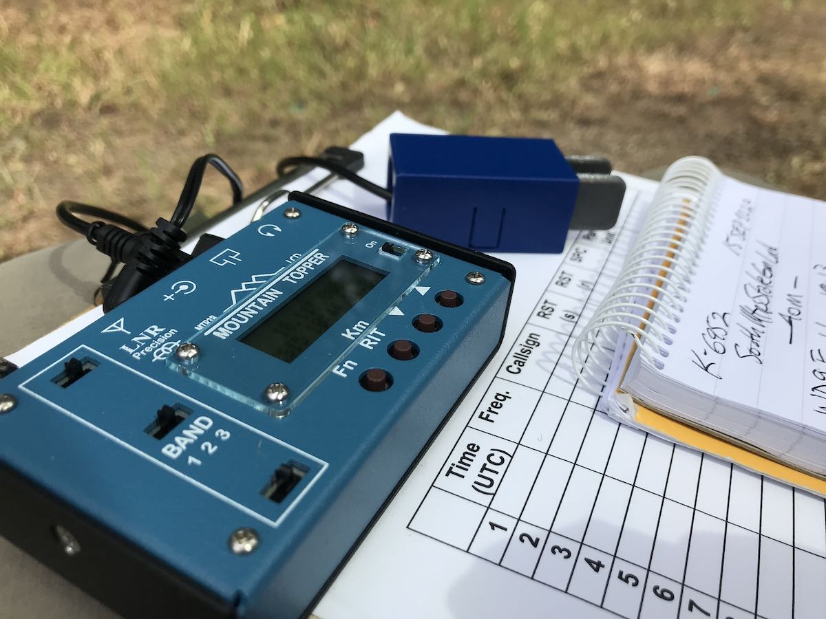 Photos: Comparing sizes of the Mountain Topper MTR-4B, MTR-3B, and Elecraft  KX1