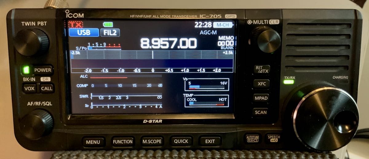 Icom IC-705 Blind Receiver Test #3 | The SWLing Post