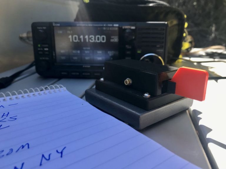 Taking the IC705 to the field for a battery endurance test The