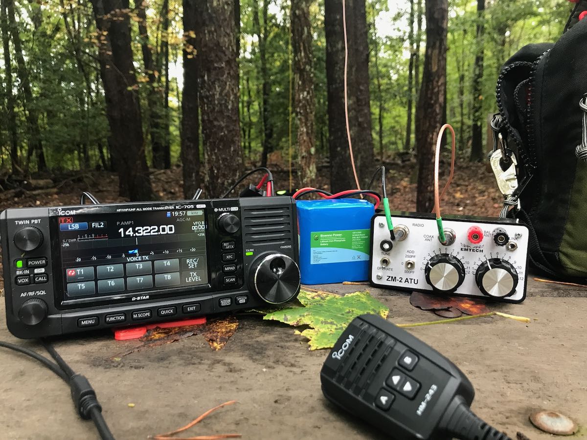More field time with the new Icom IC-705 general coverage QRP