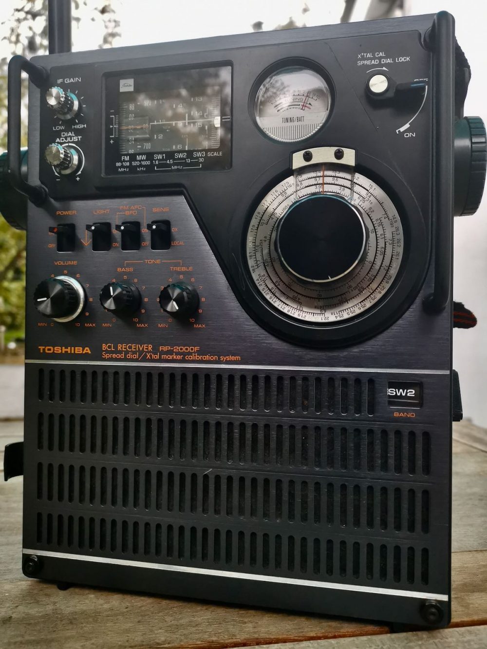 TOSHIBA 東芝 RP-2000F TRY-X2000 BCLラジオ 5バンドレシーバー - 4