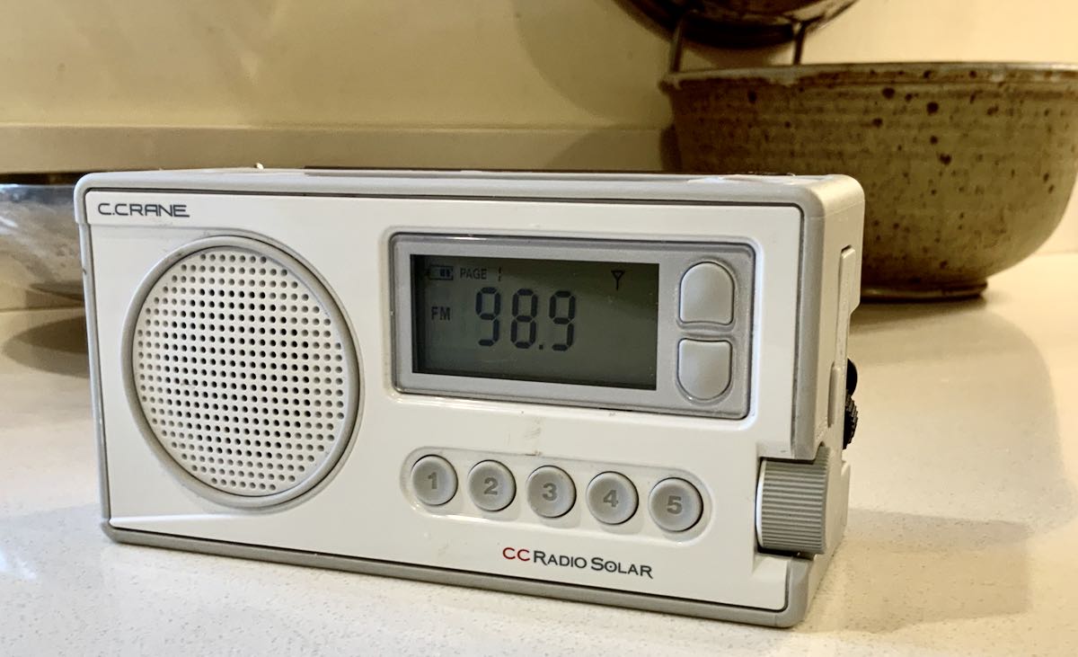 A first look at the new C.Crane CCRadio Solar portable self-powered AM/FM/Weather  radio