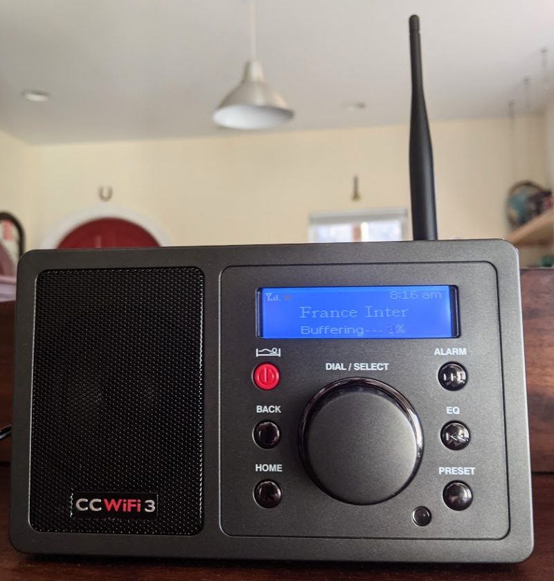 C. Crane Radio CC WiFi 3 por Internet con Skytune, receptor Bluetooth,  reloj y alarma con control remoto, acceso a miles de estaciones de radio en