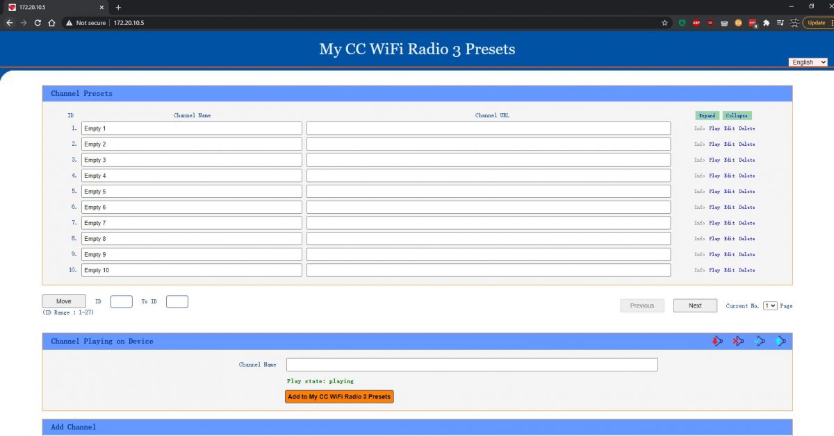 CC WiFi 3 Internet Radio with Skytune and Bluetooth Receiver