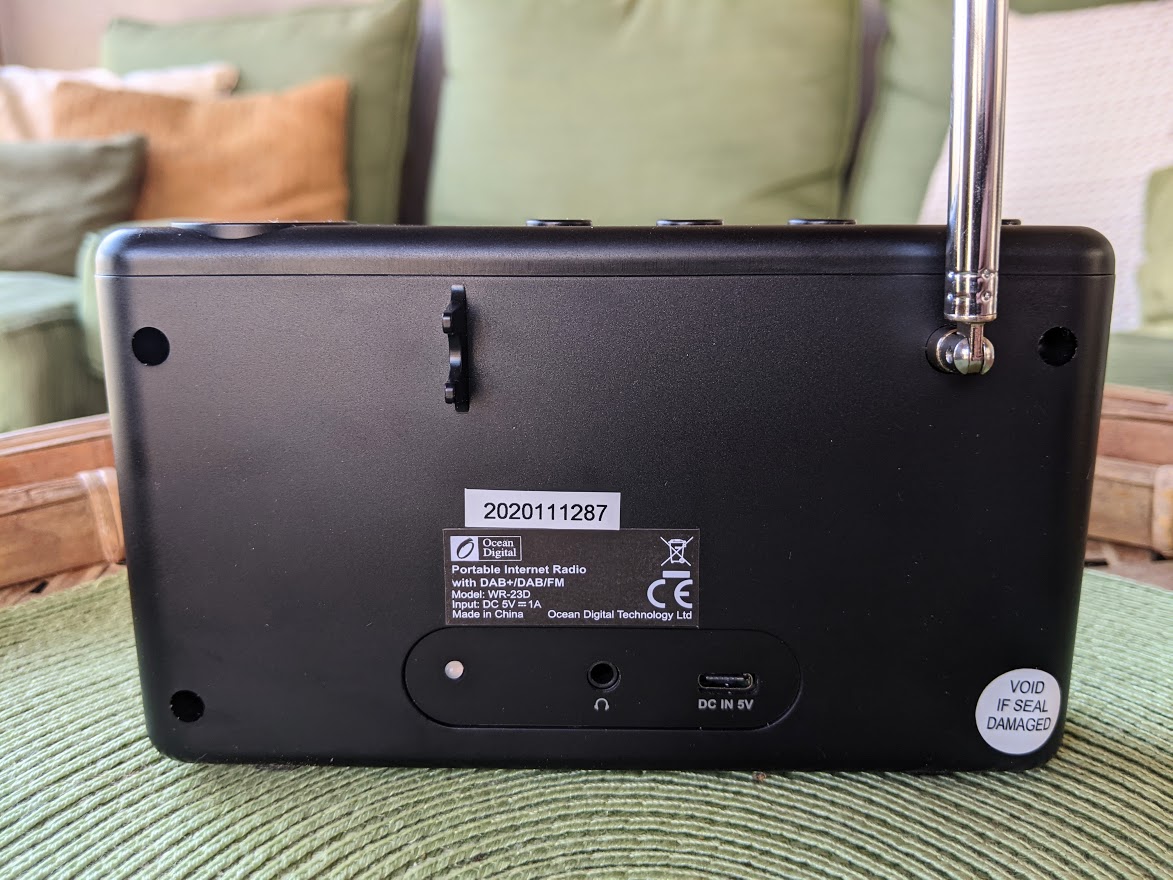 A review of the Ocean Digital WR-23D WiFi, FM, DAB & DAB+, and Bluetooth Portable  Radio