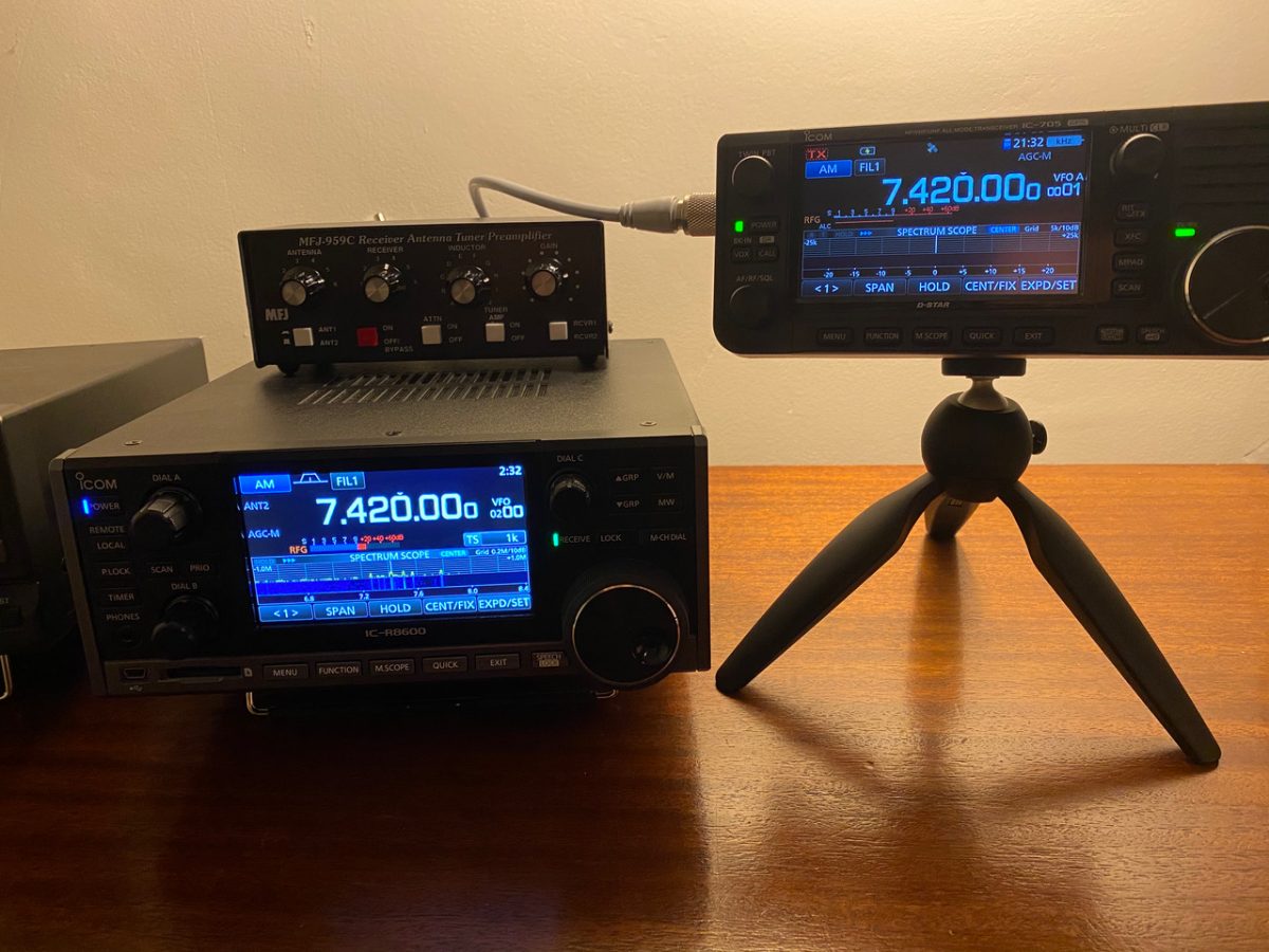 Giuseppe compares the Icom IC-R8600 with the IC-705 | The SWLing Post