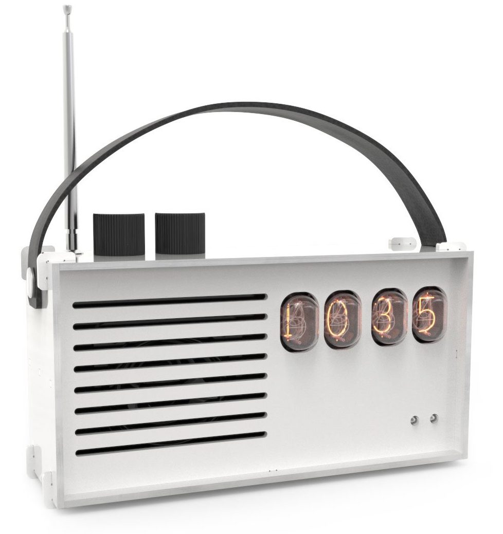 This Noyce Joyce radio kit features IN-17 Nixie Tubes | The SWLing Post